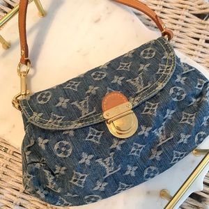 LUIS VUITTON DENIM SHOULDER BAG